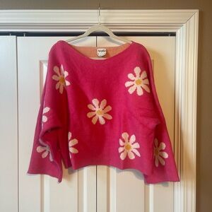 Arula Pink Daisy Women's Sweater